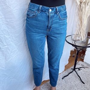 High rise skinny jeans